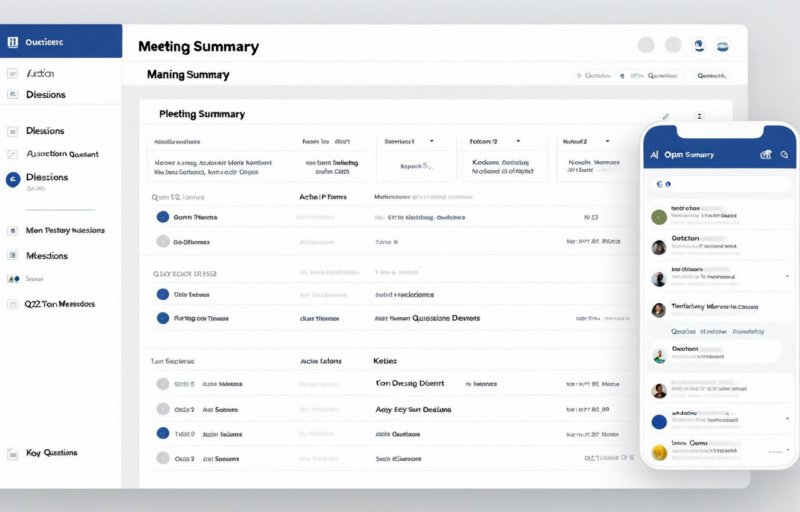 SmartyMeet captures and transcribes in real time